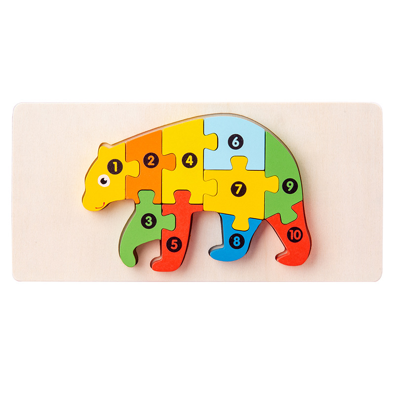 (🔥NEW YEAR HOT SALES 50% OFF)Three-dimensional wooden puzzle for children-BUY 2 GET 10% OFF
