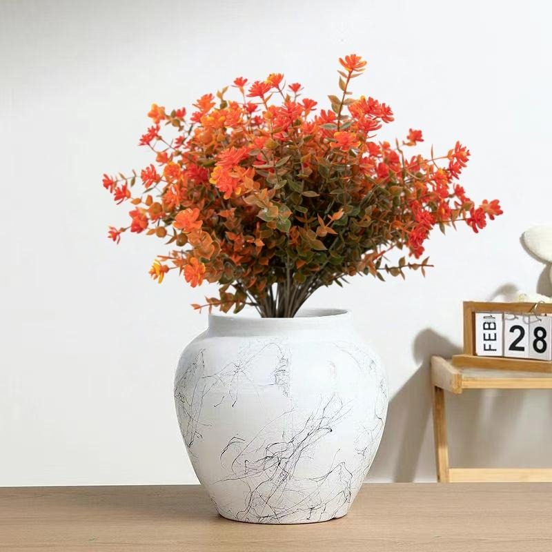 🔥HOT SALE🔥Realistic Fall Fake Flowers UV Resistant Outdoor Indoor Decor