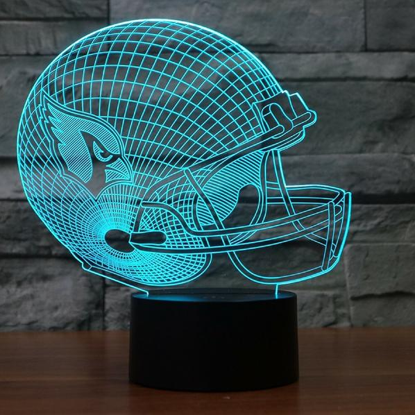 ARIZONA CARDINALS 3D LED LIGHT LAMP