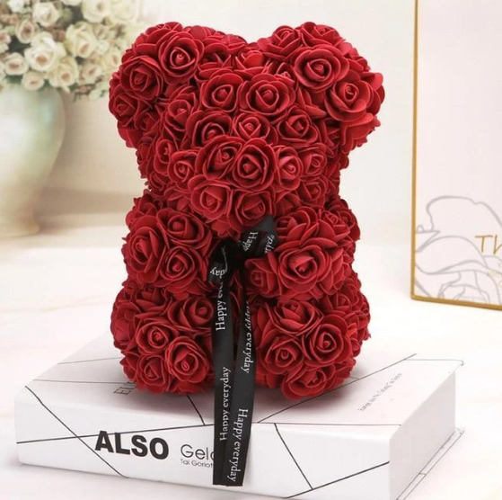 Ultimate Luxury Rose Bear 【Valentine’s Day Gifts】