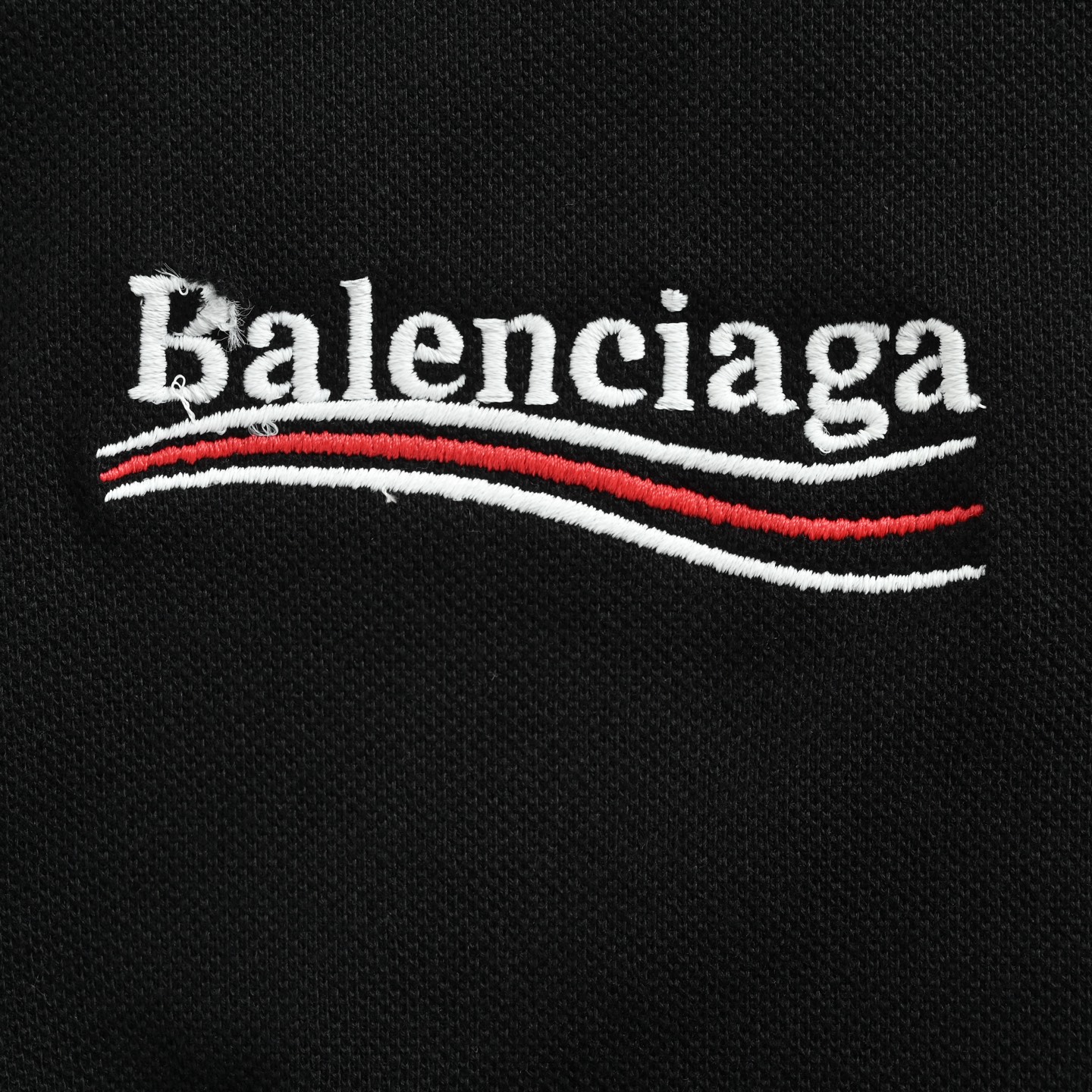 Balenciaga 25ss Coke Embroidery Polo Short Sleeve