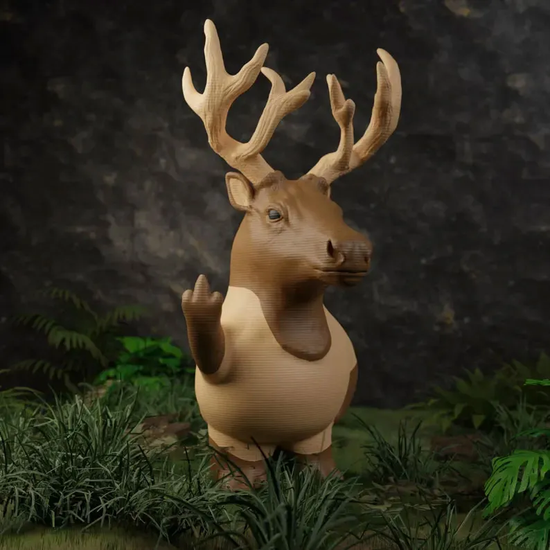 Funny Animal Desktop Statue