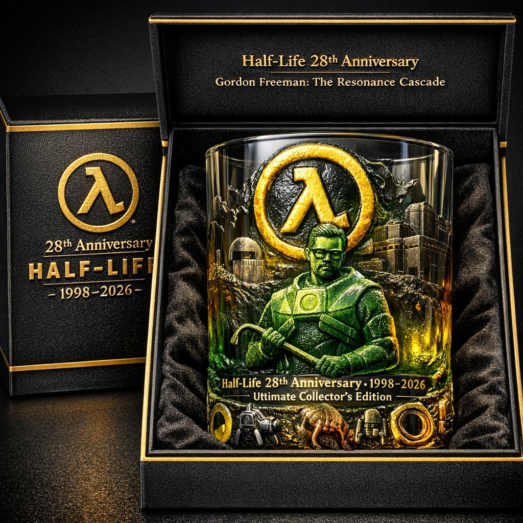 Half-Life 28th Anniversary Collector Glass