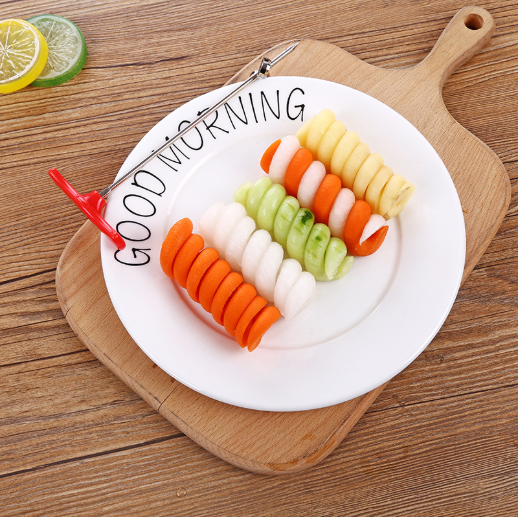 (🔥CHRISTMAS SALE 50% OFF)Vegetable Fruit Spiral Knife-BUY 3 GET 2 FREE NOW!