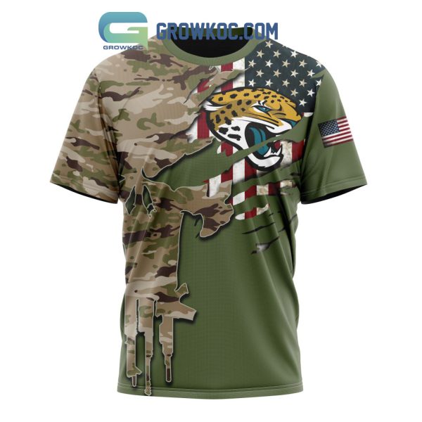 JACKSONVILLE JAGUARS 3D HOODIE VETERANS DAY
