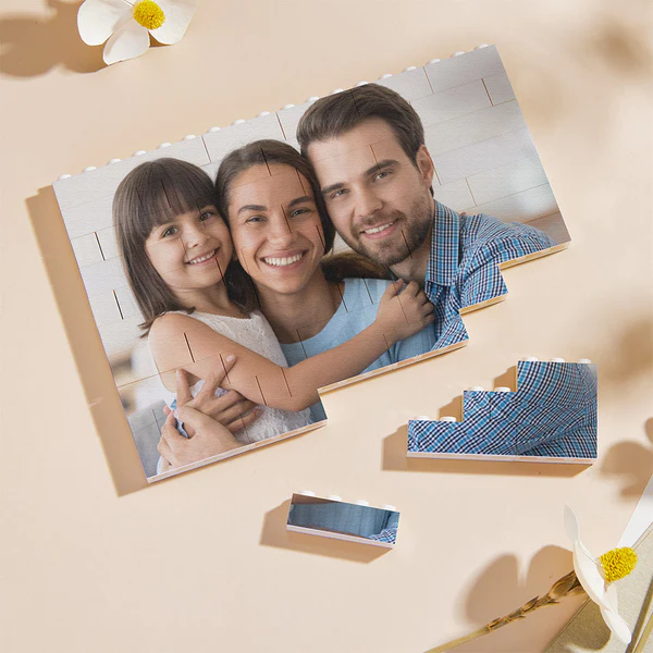 Personalised Building Brick Custom Photo Block