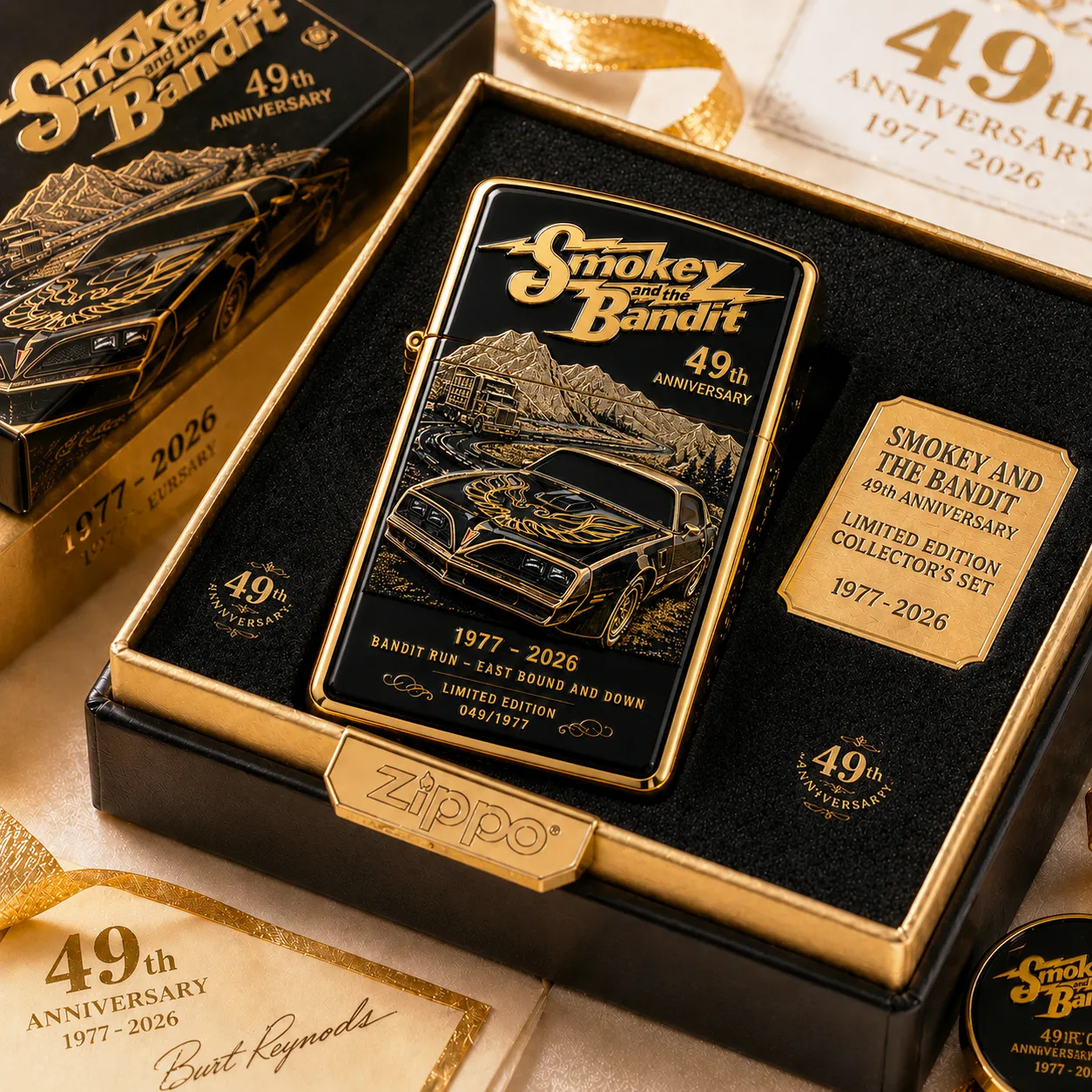 Smokey and the Bandit 49th Anniversary Zippo Lighter