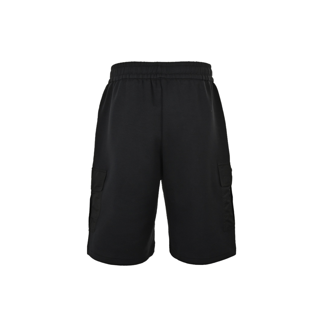 Prada Triangle Logo Cotton Cargo ShortsV