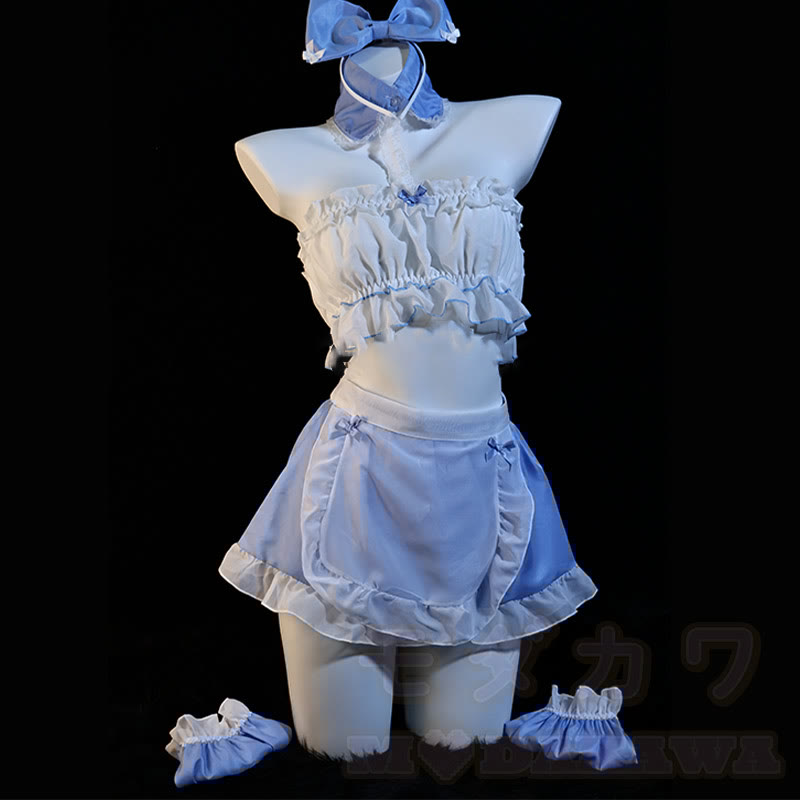 Flounce Bow Maid Lingerie Set