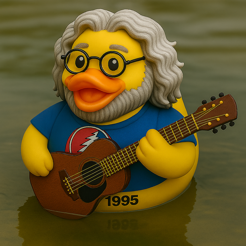 Jerry 1995 Commemorative Rubber Duck – Acoustic Legend Edition