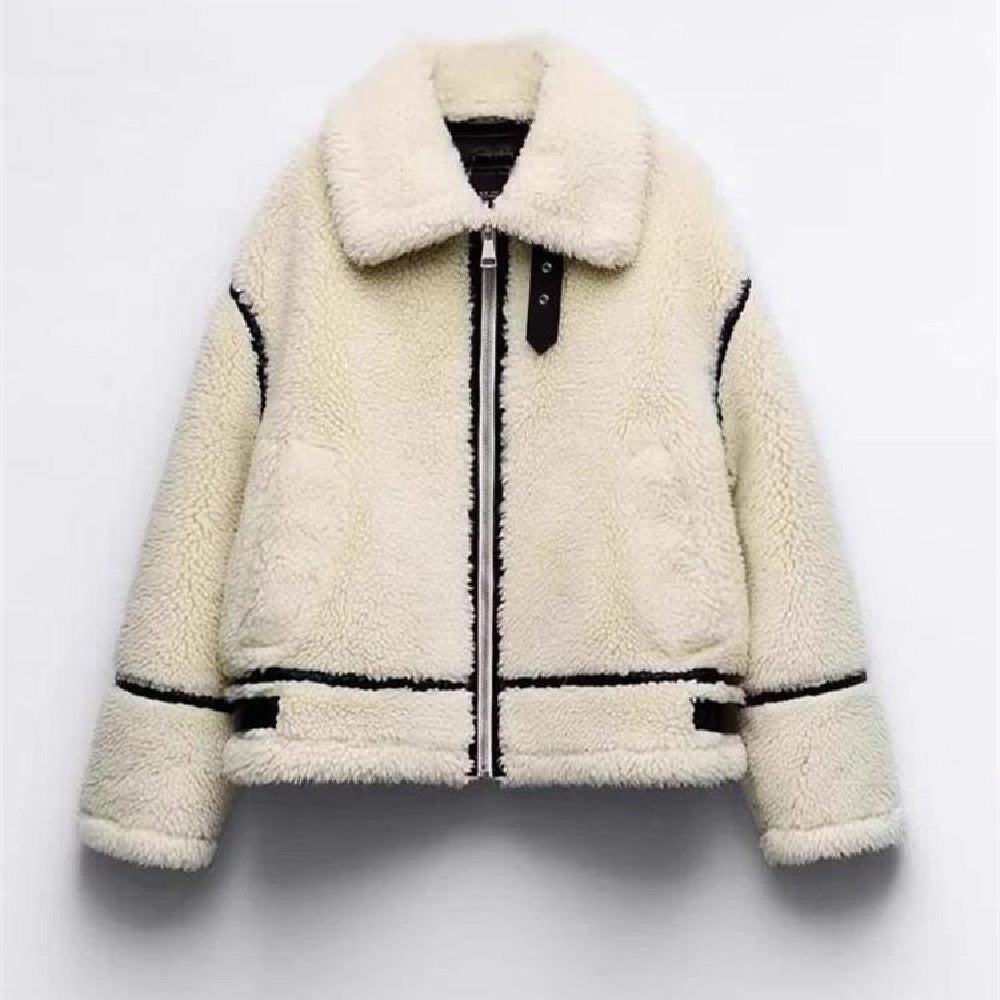 Casual Berber Fleece Coat in Fashionable Style