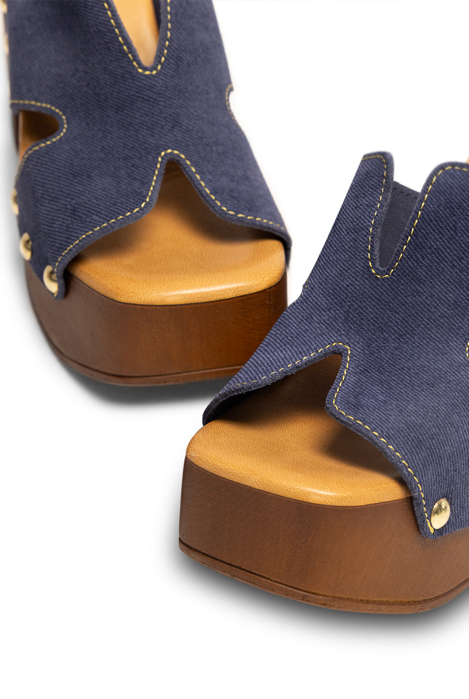 Sandalia Wooden Denim