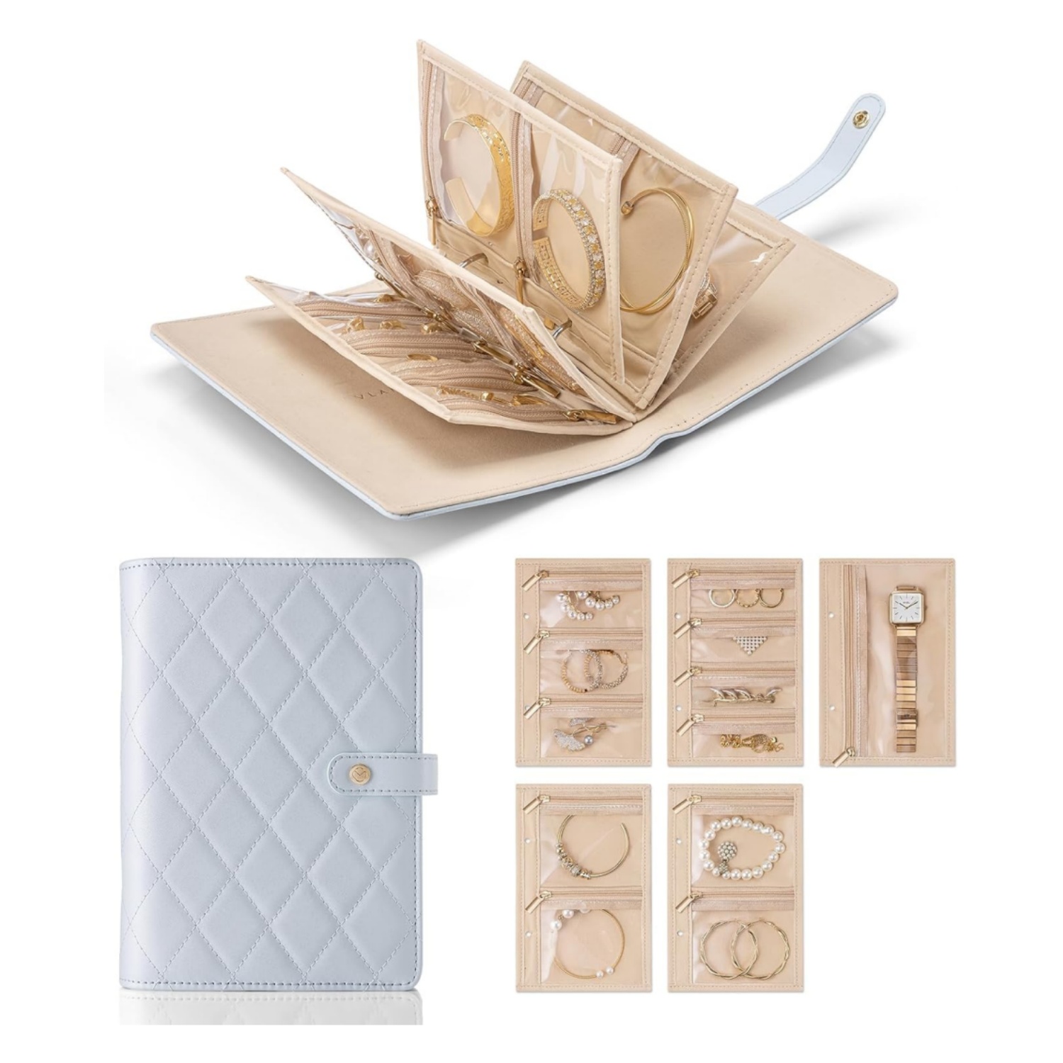 🔥ON SALE🔥Jewelry Storage Book Ring Binder