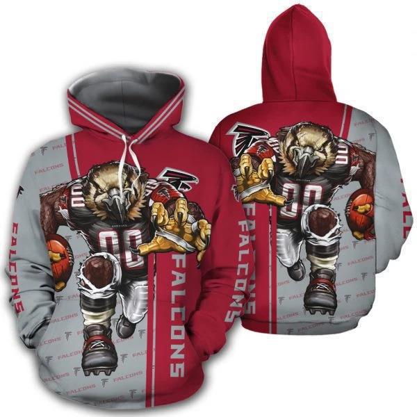 ATLANTA FALCONS 3D HOODIE AA1