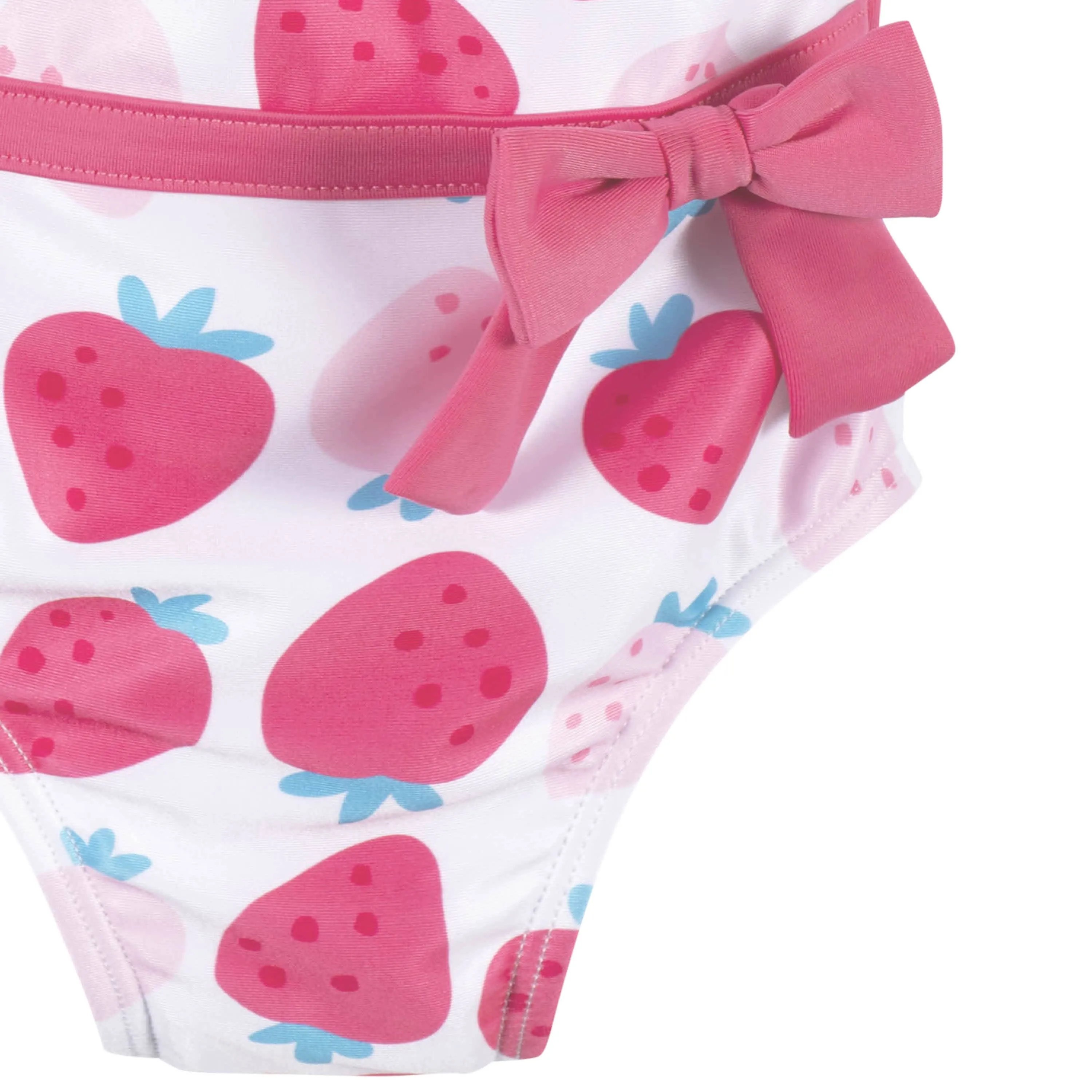 Baby & Toddler Girls Summer Blossom One-Piece Swimsuit With Ruffle