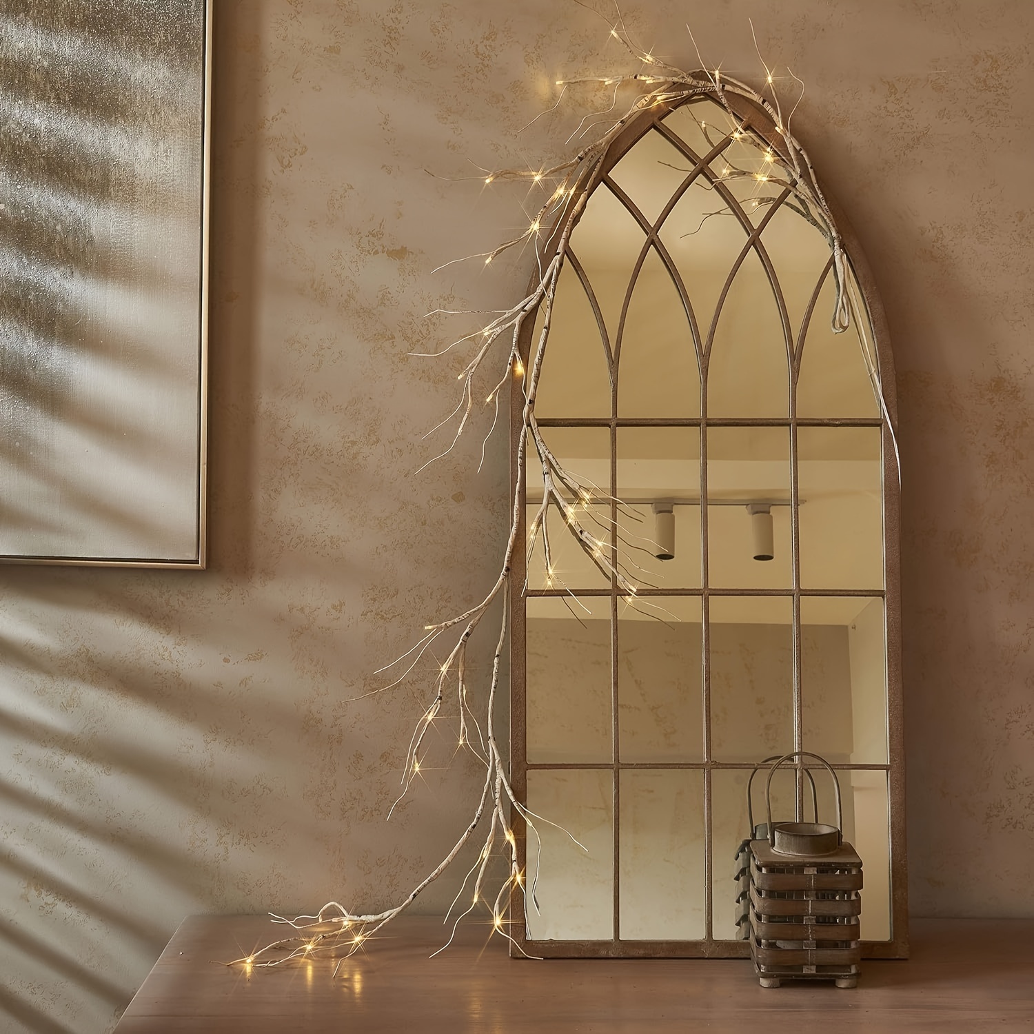 ✨🎄6FT Lighted Birch Garland with 48 LED Lights🔥Buy 2 Get 10% OFF & Free Shipping