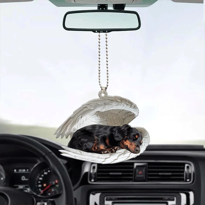 Dog Sleeping Angel Ornament | Dog Lovers Gift