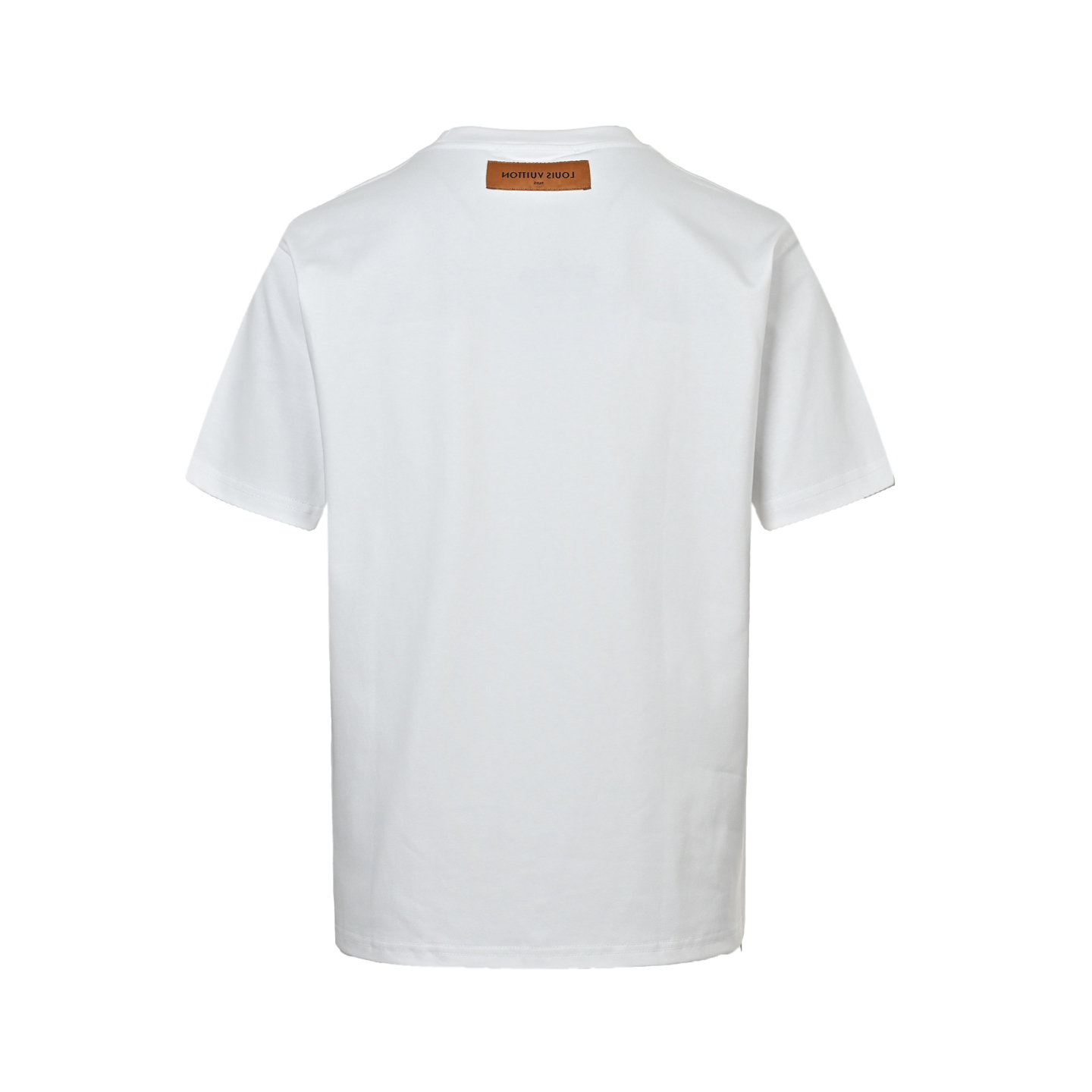 Louis Vuitton 25 blue lettering logo print short sleeves