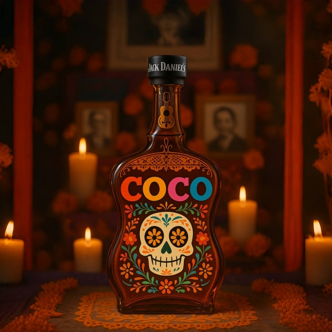 COCO Whiskey Bottle