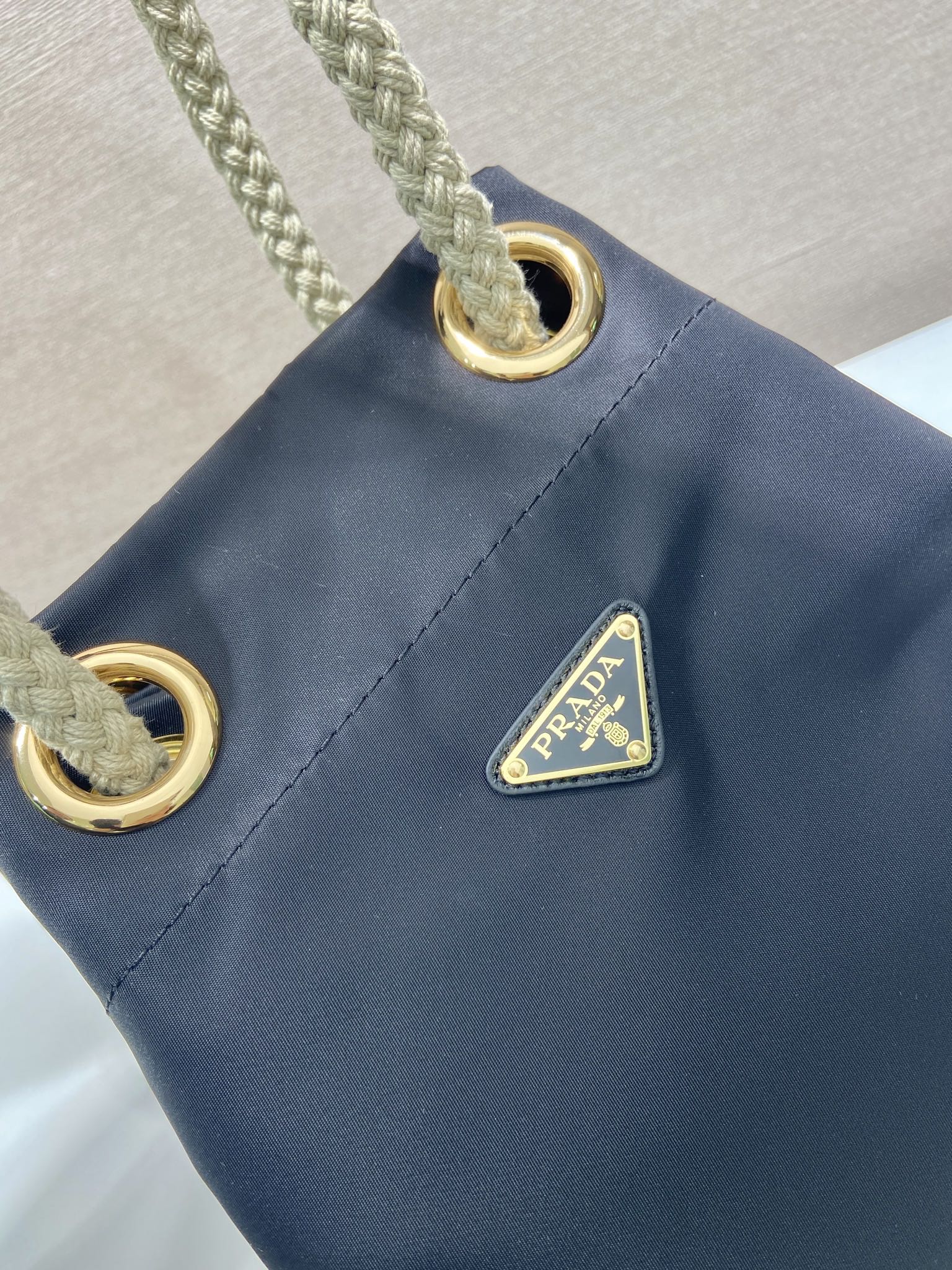 Prada Re-Nylon Nylon Handbag 1BE082