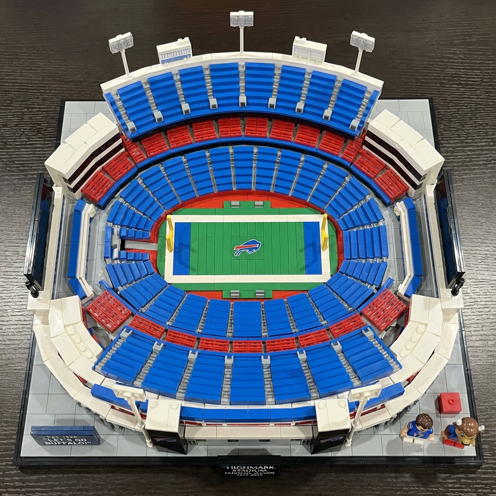 Bills Highmark Stadium Farewell Season Collector Brick Edition