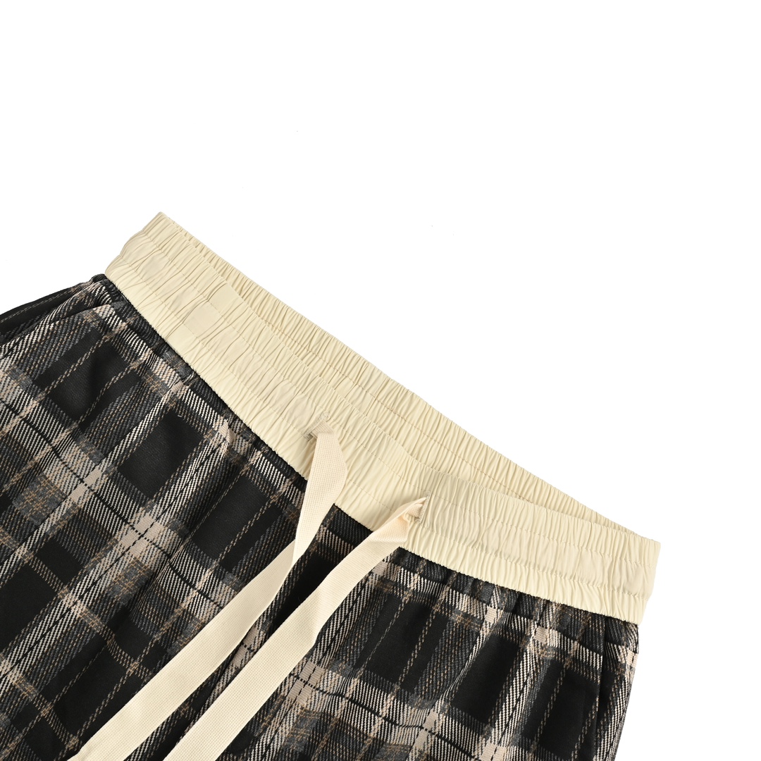 Balenciaga 24ss monogram check trousers