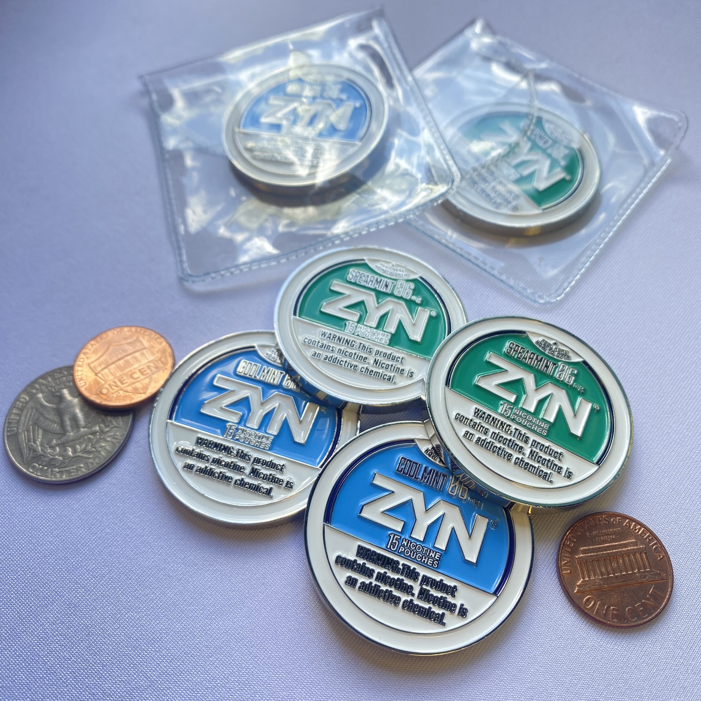Zyn Challenge Coin | Ball marker, Challenge Coin, Golf Marker