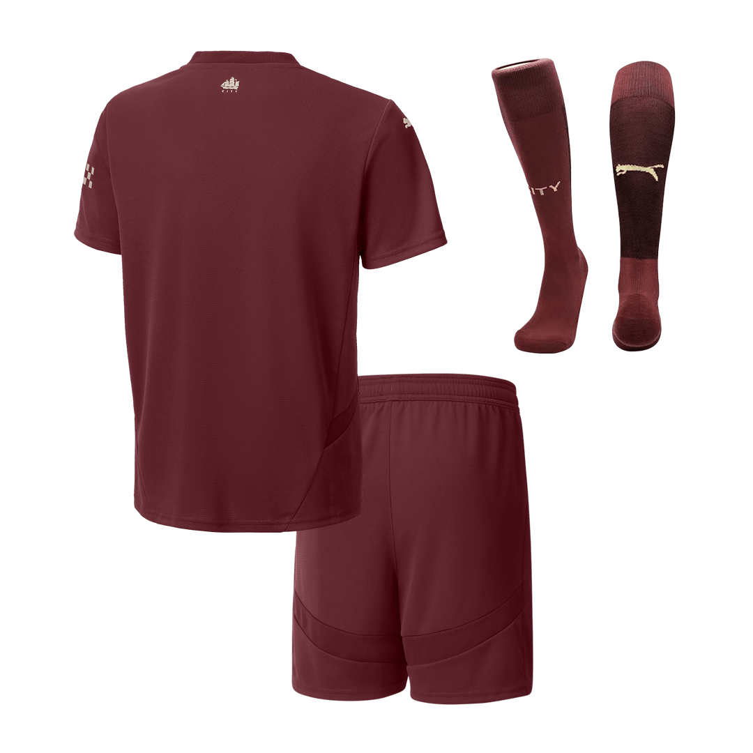 Manchester City third away football shirt (Shirt+Shorts+Socks) 2024/25