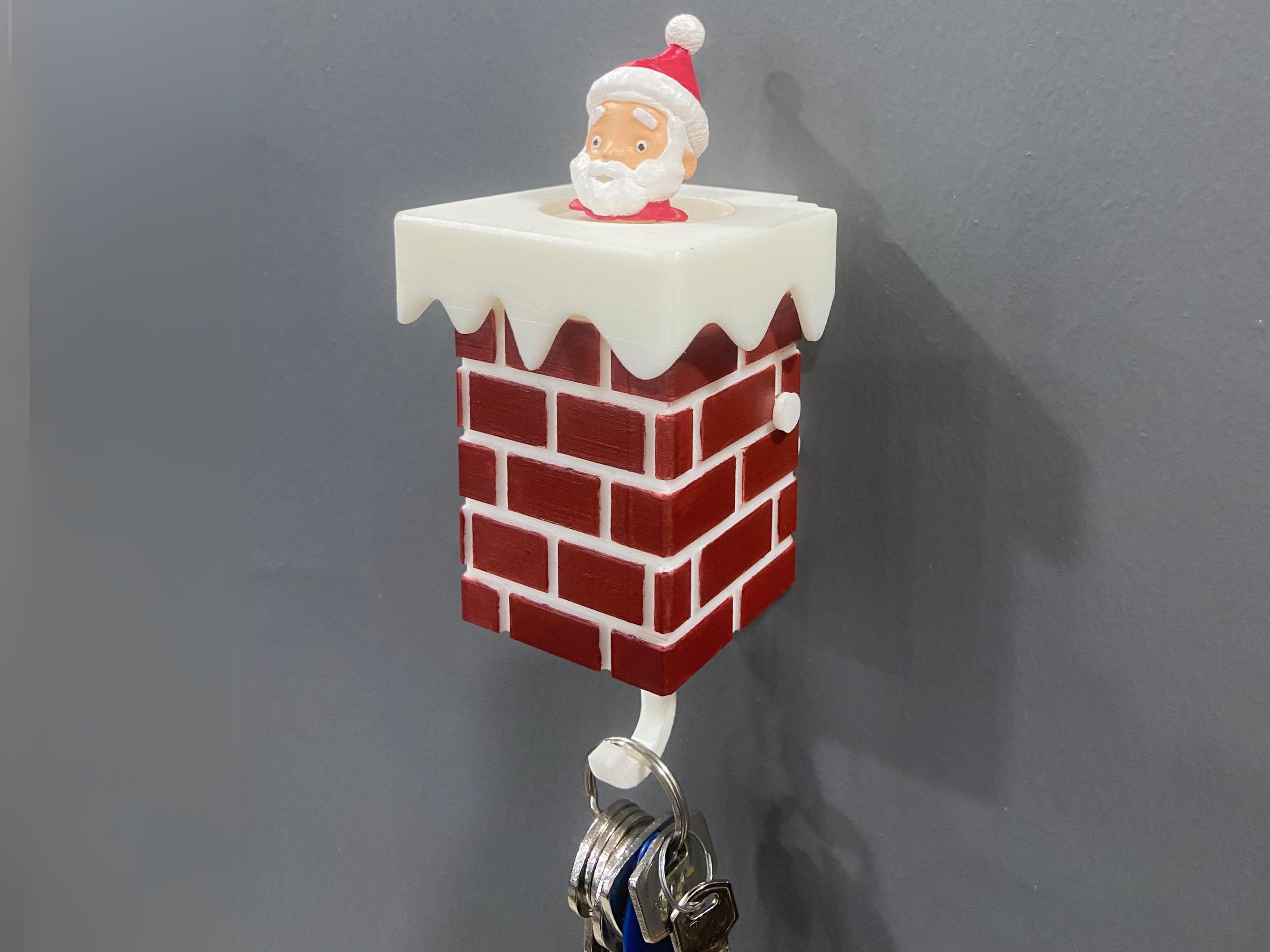 🎄Early Christmas Sale 49% OFF🎄🎅Santa’s Magical Chimney Key Holder & Hook