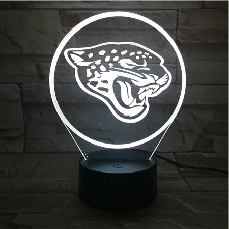 JACKSONVILLE JAGUARS 3D LED LIGHT LAMP