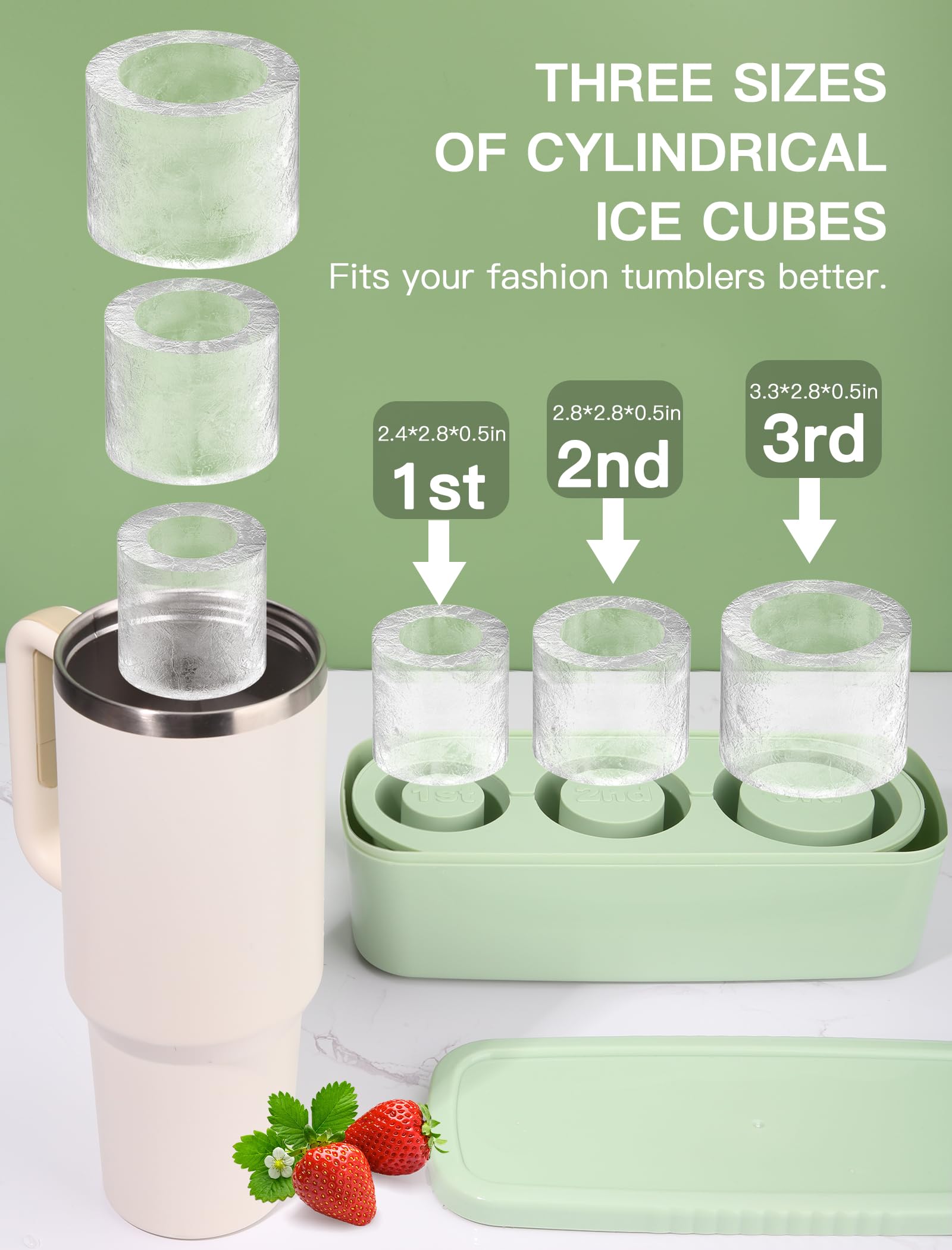 👍Last Day Promotion 60% OFF💥 Ice Cube Tray for Stanley Cup