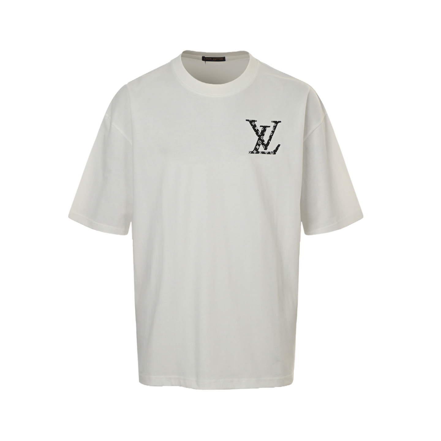 Louis Vuitton 25ss small logo monogram line print short sleeve