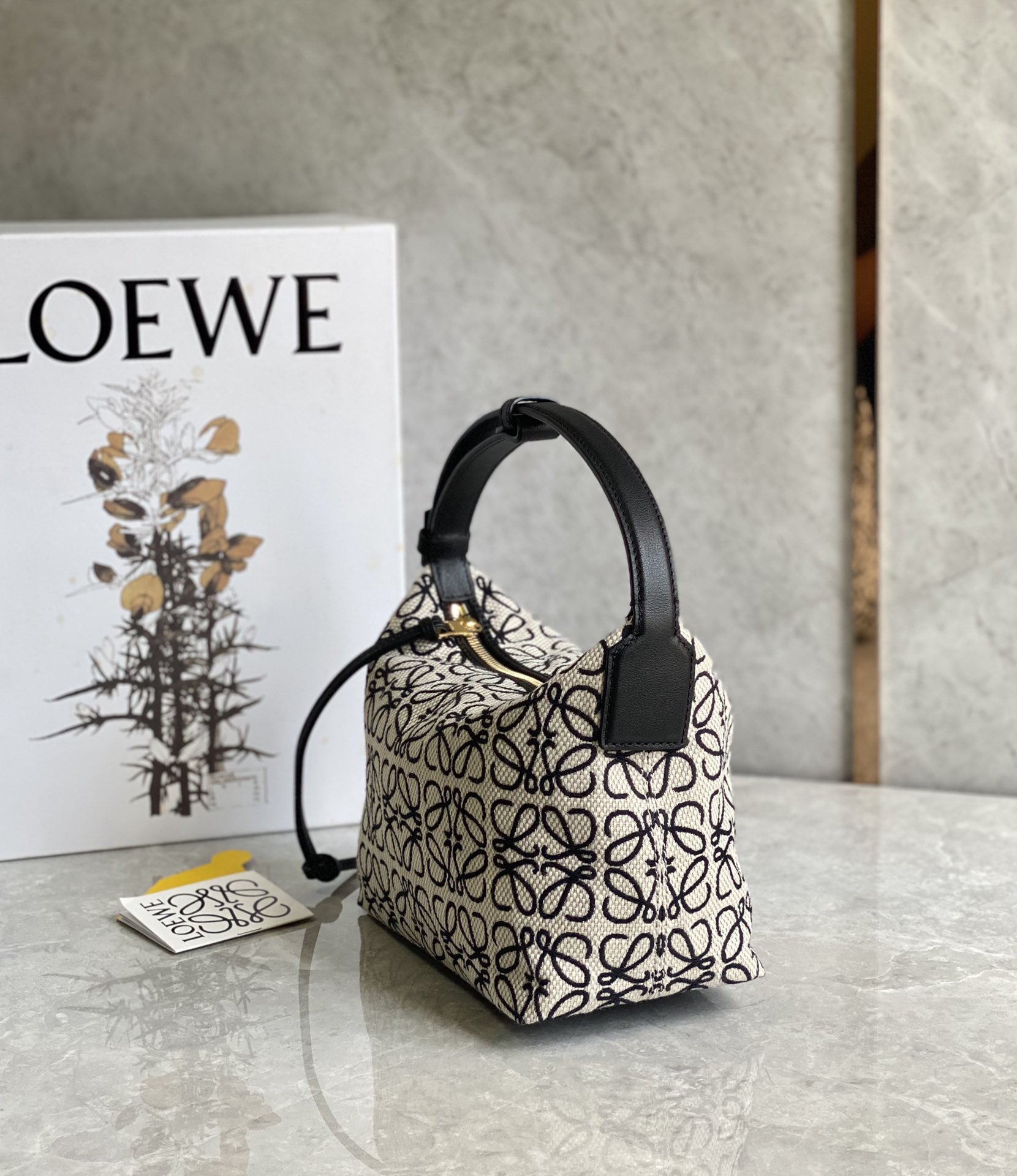 Loewe Cubi Embroidered Underarm Bag 0168