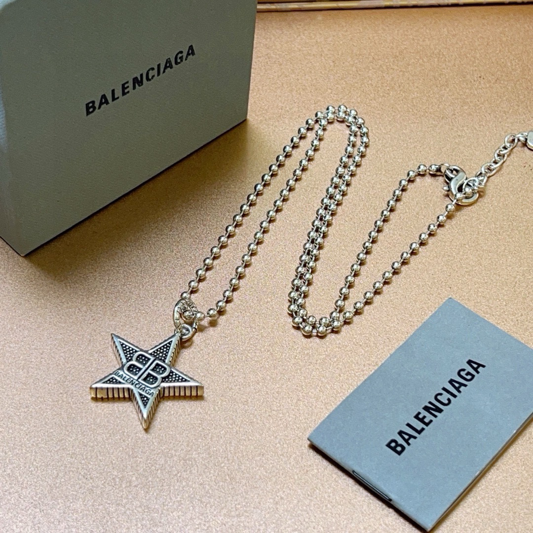 Balenciaga BB Five Star Vintage Necklace