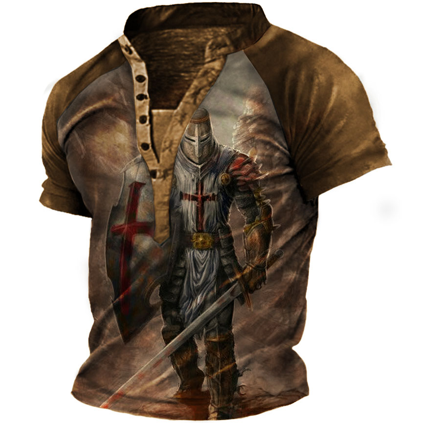 Men's Paladin Henley Short Sleeve T-Shirt