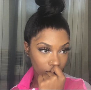 New Christmas special OFF Ponytail Bun Straight Wig Styles