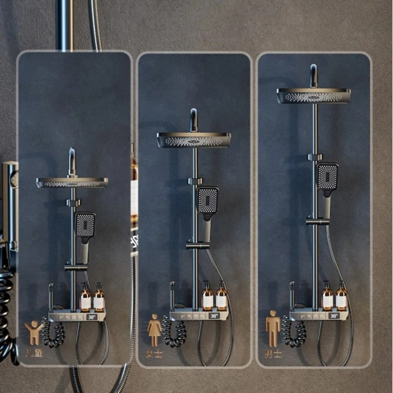 Intelligent Pressurized Thermostatic Digital Display Shower Faucet Set✈️Free Shipping