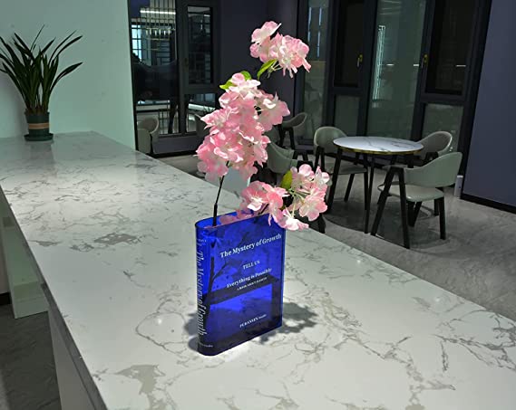 🔥Last Day Promotion-[SAVE 50% OFF]-🌷Unique Acrylic Flower Book Vase Aesthetic Home Decorate-BUY 2 GET 1 FREE