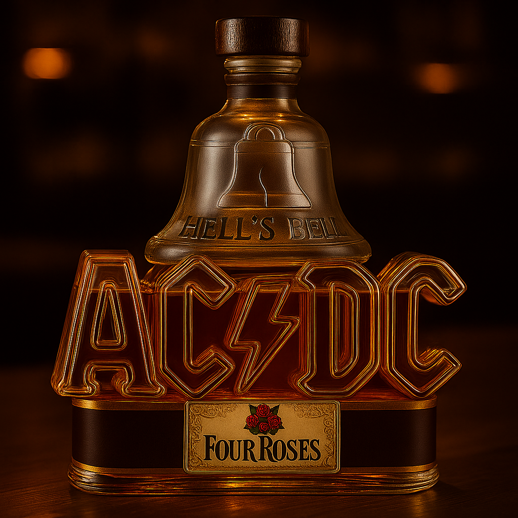 AC⚡DC HELL’S BELL Whiskey Bottle