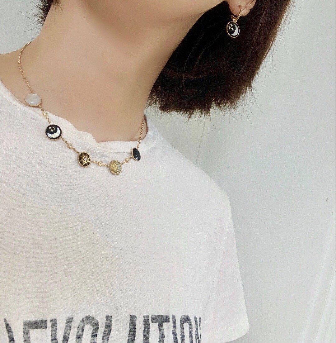 Dior Sun, Moon and Stars Earrings