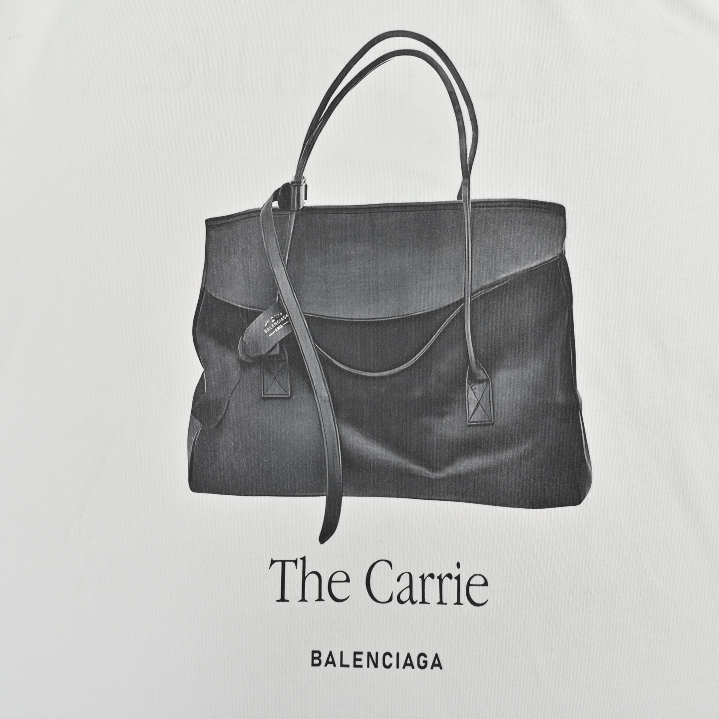 Balenciaga 25ss bag print short sleeve