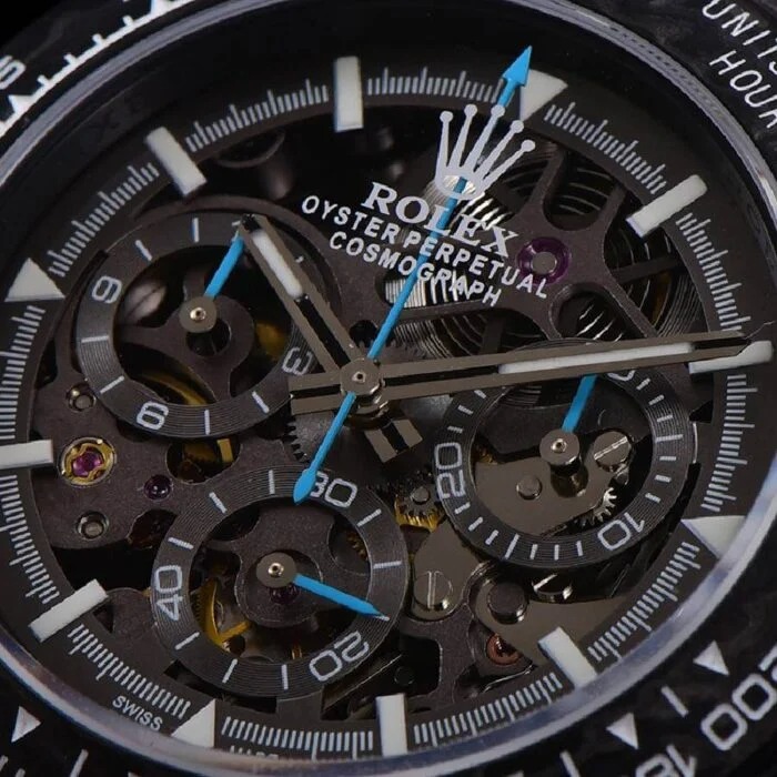 Rolex Daytona DIW Carbon Skeleton Superior Replica