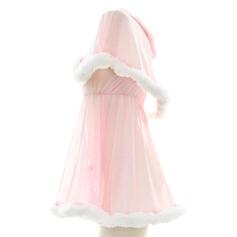 See Through Cloak Lingerie Dress