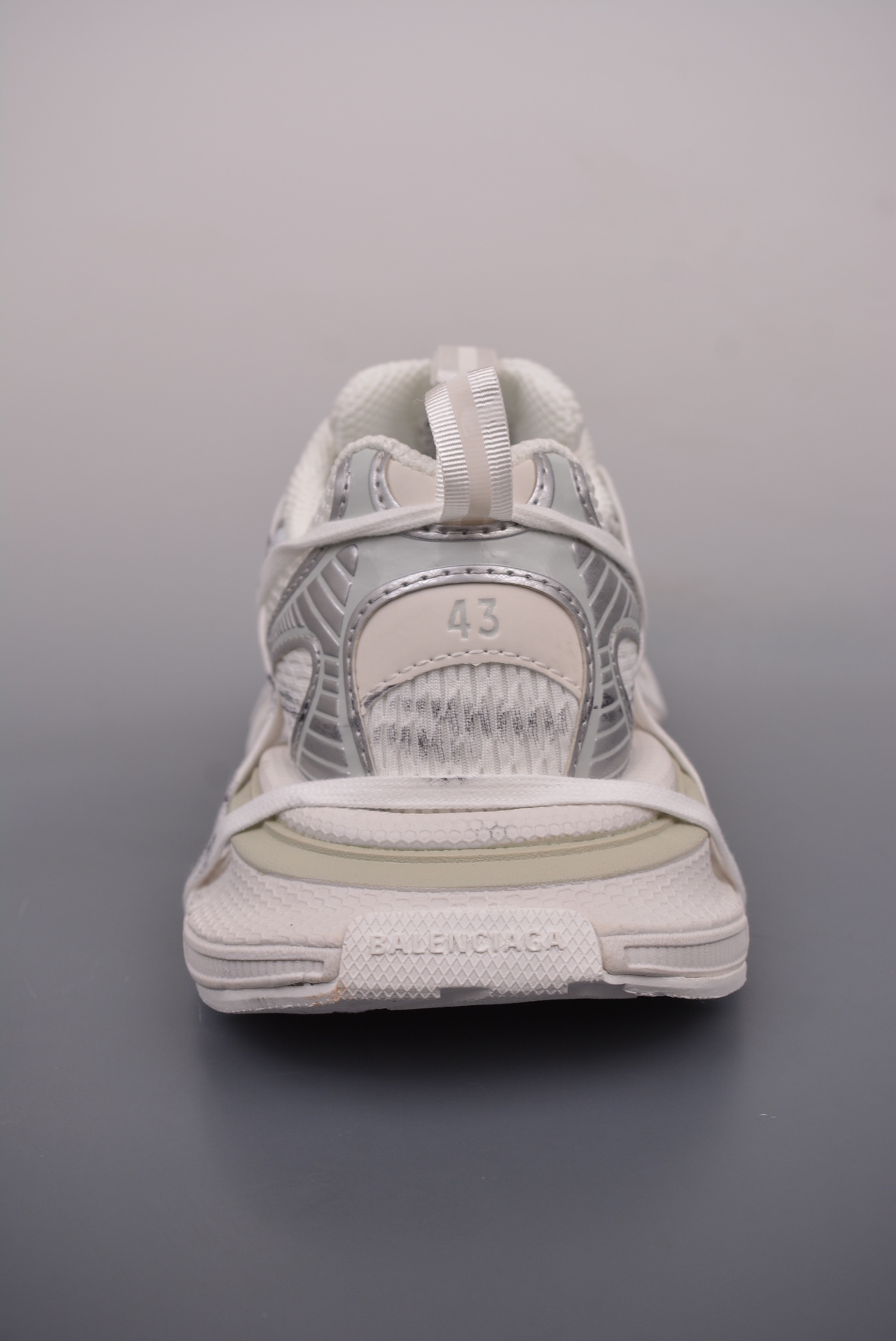 BALENCIAGA 3XL Extreme Lace Sneakers White 734731 W3XL2 0101