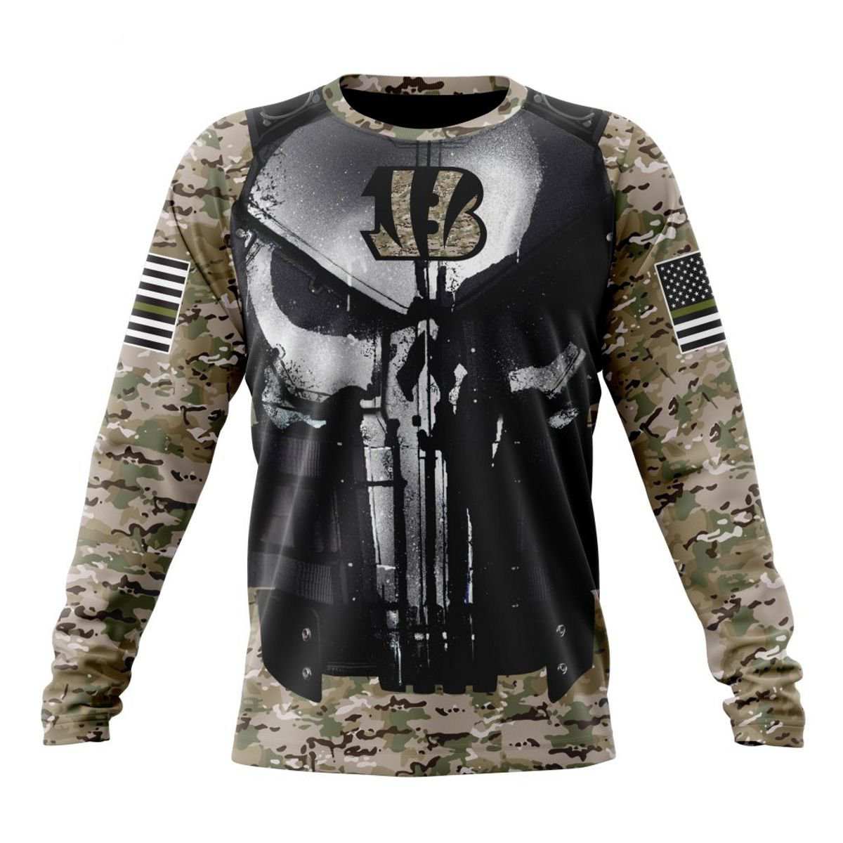 CINCINNATI BENGALS 3D HOODIE SPECIAL VETERAN KITS