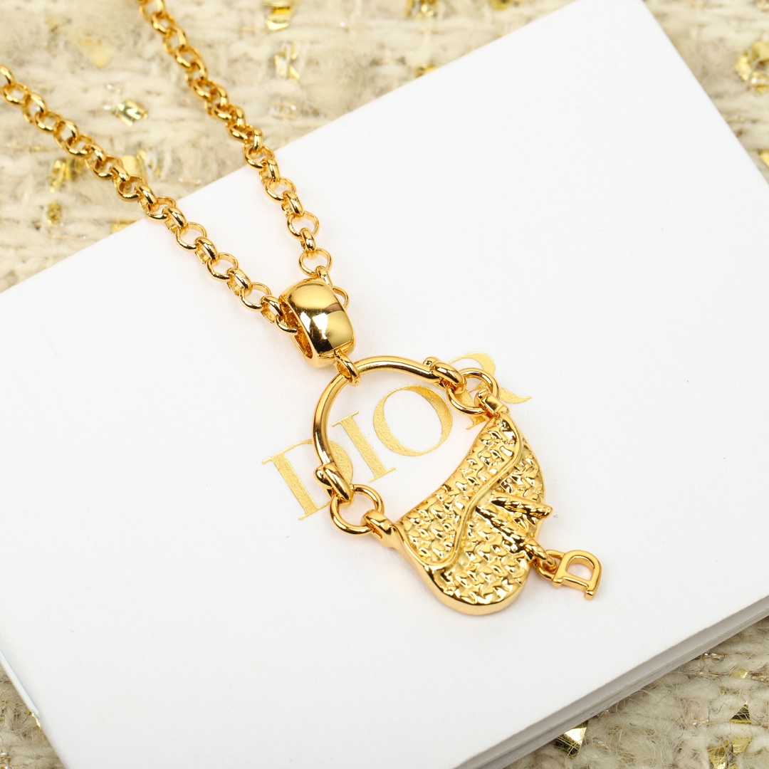 Dior Saddle Bag Necklace