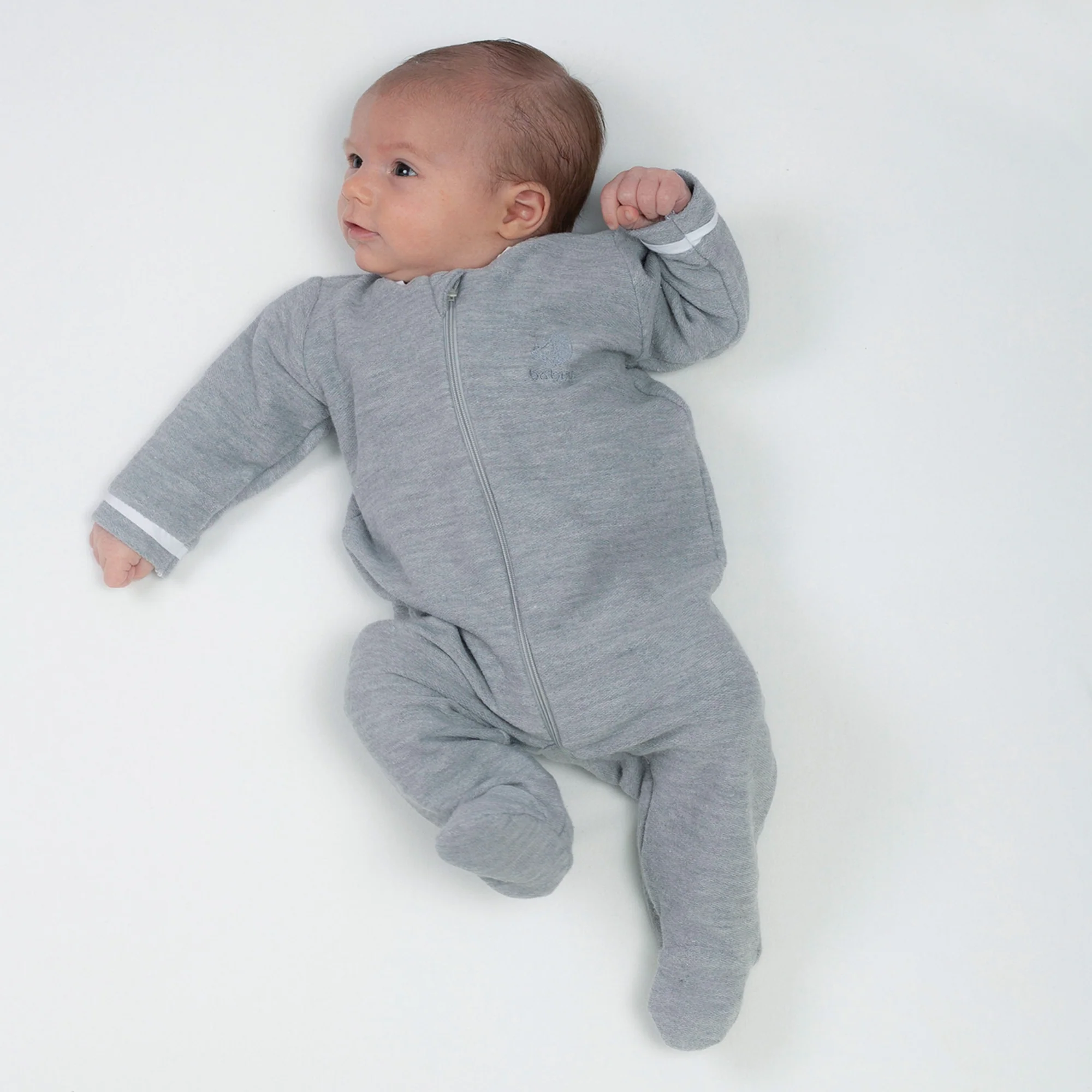 Mameluco polo gris