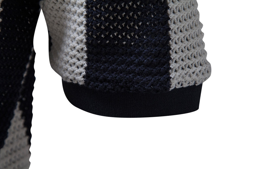 Men's Striped Polo Shirt
