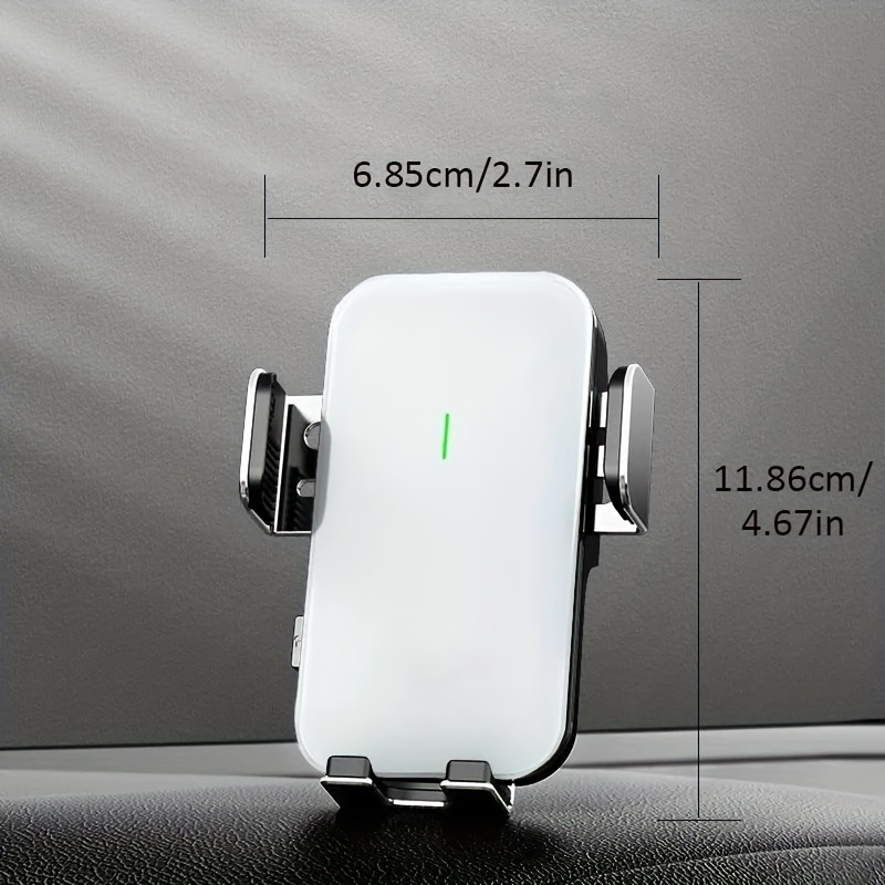 Solar Induction Bracket Phone Holder, For Tesla Model 3/Y Air Outlet Installation Snap-on Cell Phone Holder 360° Rotation