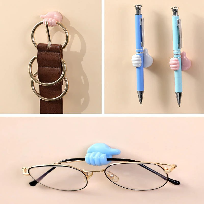 (🌲Early Christmas Sale- SAVE 49% OFF)Creative Thumbs Up Wall Hook(4PCS/SET)-BUY 4 SETS GET 2 SETS FREE